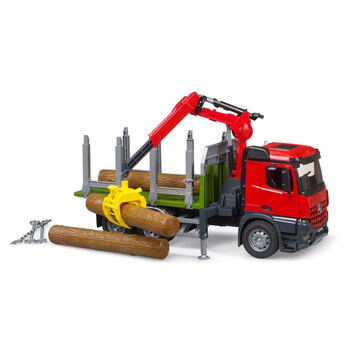 Bruder 1:16 MB Arocs Timber Truck W/Loading Crane Set Scale Model Kids Toy 3y+