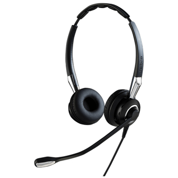 Jabra Corded Biz 2400 II Duo Leatherette Quick Disconnect Headset
