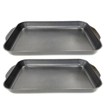 2PK Non-Stick Roasting Pan 43x30cm