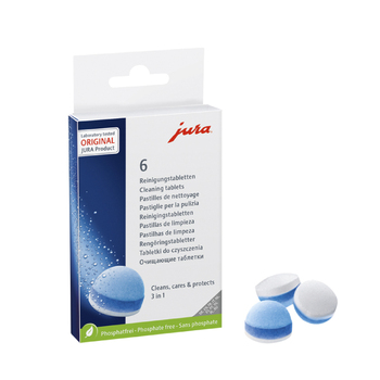 6pc Jura 3-Phase Coffee Machine Cleaning/Flushing Tablets
