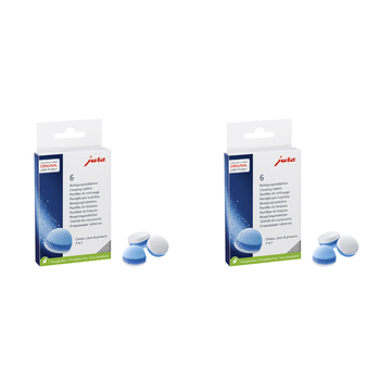 2x 6pc Jura 3-Phase Coffee Machine Cleaning/Flushing Tablets
