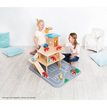 Beleduc XXL City Car Park Parking Pretend Play Playset Kids/Children - 3y+