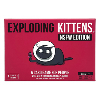 Exploding Kittens NSFW Edition Party Card Game Adults 17y+