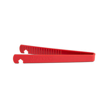 Butterie Plastic Toaster Compact Kitchen Tongs 24x8.7cm -  Red