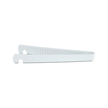 Butterie Plastic Toaster Compact Kitchen Tongs 24x8.7cm - White