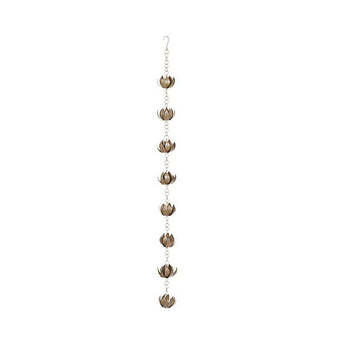 Home/Garden Heavy Duty Rainchain Lotus 8x158cm - Assorted