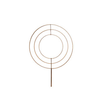 Sculpture Ring Home/Garden/Patio Decor 75x123cm - Brown