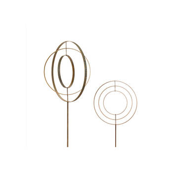 2pc Sculpture Ring Home/Office/Garden Display Decor 75cm/100cm