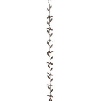  Bee Chain w/ Bell Rust Hanging Garden Decor 8x130cm - Assorted