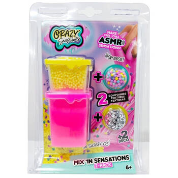 2pc Crazy Sensations Mix'In Sensations - Yellow/Pink 6y+