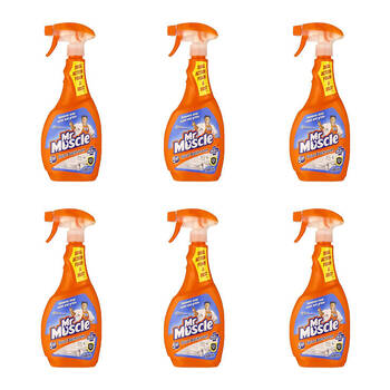 6PK Mr. Muscle 5in1 Total Bathroom Cleaner 500ml - Orange