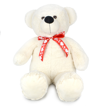 My Buddy Bear 90cm Valentines Love Teddy Cream Kids Soft Toy 3y+