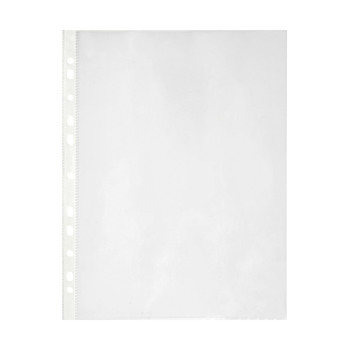 100pc Marbig Heavy Weight A4 Ring Binder Sheet Protectors - Clear