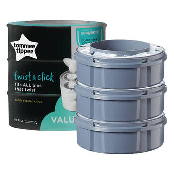 3PK Twist & Click Refill Pack For All Bins That Twists