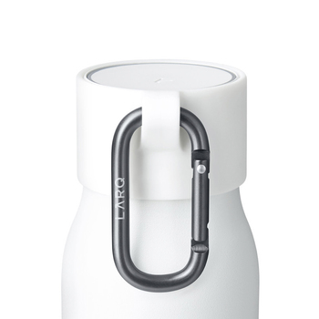 LARQ Active Loop Drink Water Bottle Portable Clip White