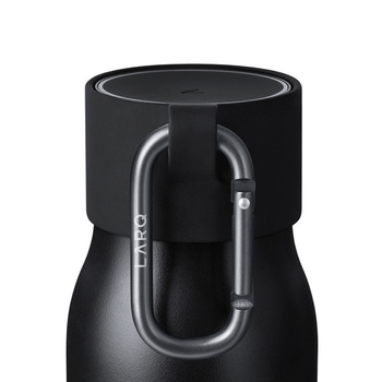 LARQ Active Loop Drink Water Bottle Portable Clip Black