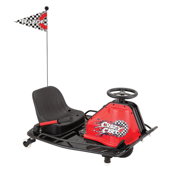 Razor Crazy Cart Electric Ride On Black Kids Toy 9y+