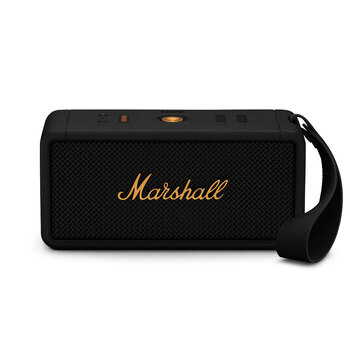 Marshall Middleton Portable Bluetooth Speaker - Black & Brass 