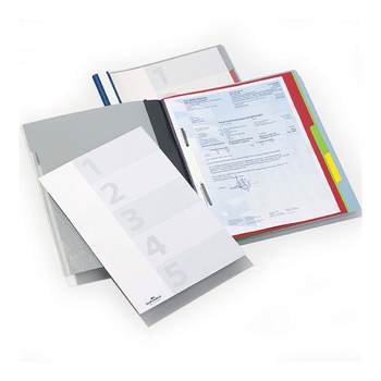 Durable Divisoflex 5-Divider A4 Organisational Folder - Blue