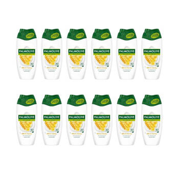 12PK Palmolive Milk & Natural Honey Shower Cream 250ml