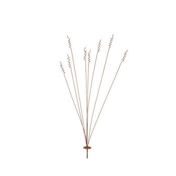  Iron Stake 8 Head Grass Spray 115cm - Rust