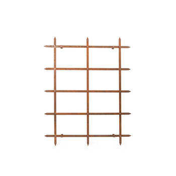  Metal Plant Support Trellis Large 150x120cm - Rust