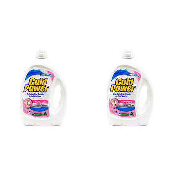 2PK Cold Power 2L Laundry Liquid Effective Stain Remover Sensitive Skin Care
