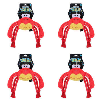 4PK Paws & Claws Under The Sea Plush Toy Nippy Crab 58x27x7cm