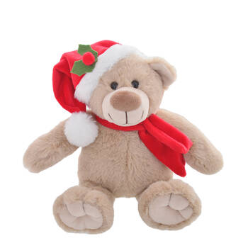 Gibson Gifts Stuffed Teddy Bear Christmas Plush Toy Small 150x230x180mm