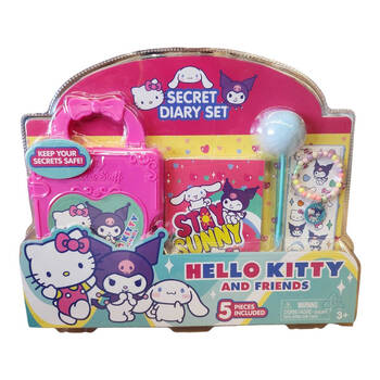Hello Kitty & Friends Secret Diary Journal Stationery Set Kids 6y+