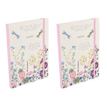 2PK Gibson Gifts Wild Harmony A5 Notebook Writing Stationery