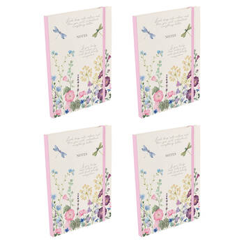 4PK Gibson Gifts Wild Harmony A5 Notebook Writing Stationery