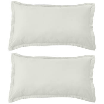 2PK Grosvenor House 500TC Egyptian Cotton King Tailored Pillowcase Taupe