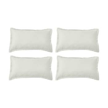 4PK Grosvenor House 500TC Egyptian Cotton King Tailored Pillowcase Taupe