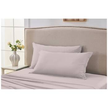 2PK Grosvenor House 500TC Egyptian Cotton King Tailored Pillowcase Pink 