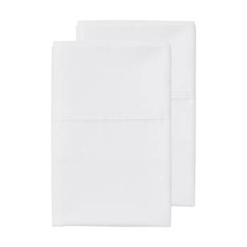 2pc Grosvenor House 500TC Egyptian Cotton Standard Pillowcases White