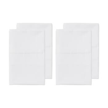 2x 2pc Grosvenor House 500TC Egyptian Cotton Standard Pillowcases White