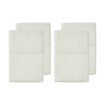 2x 2pc Grosvenor House 500TC Egyptian Cotton Standard Pillowcases Taupe