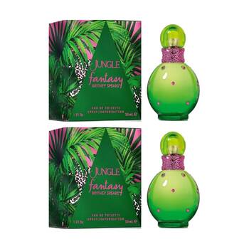 2PK Britney Spears Jungle Fantasy Women EDT Eau de Toilette Spray Bottle 30ml