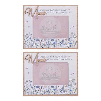 2PK Gibson Gifts Wild Meadow Mum Photo Frame 6x4'' Decor