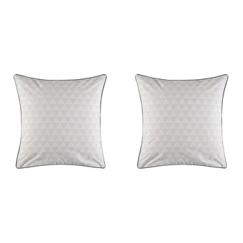 2PK Kas Australia Ryley Euro Throw Pillowcase 65x65cm - Multicoloured