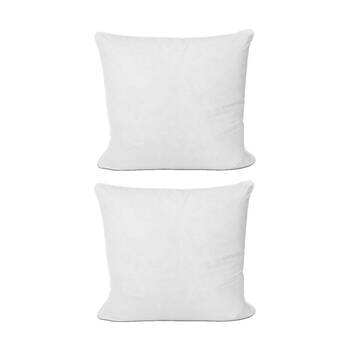2PK The Lighthouse Washed Cotton European Pillowcase With Double Stitch White