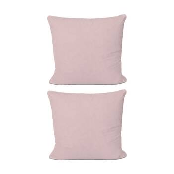 2PK The Lighthouse Washed Cotton European Pillowcase With Double Stitch Pink