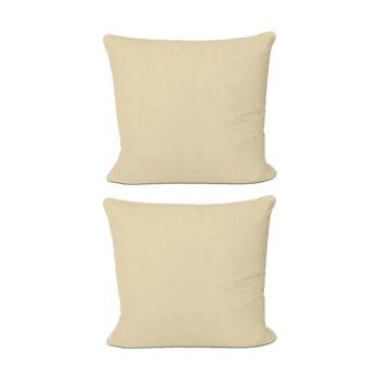 2PK The Lighthouse Washed Cotton European Pillowcase With Double Stitch Yellow
