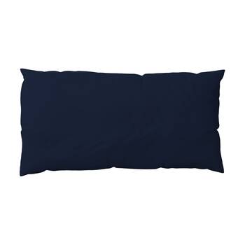 The Lighthouse Washed Cotton King Pillowcase With Double Stitch Navy