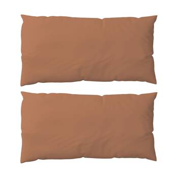 2PK The Lighthouse Washed Cotton King Pillowcase With Double Stitch Clay