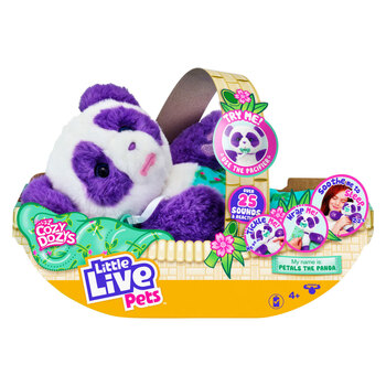 Cozy Dozys Little Live Pets Kids Toy Petals The Panda 4+