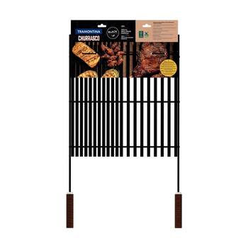 Tramontina Churrasco Nitrocarburized Carbon Steel Grill Wood Handles 72.5cm
