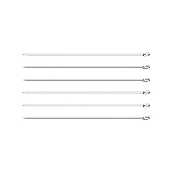6pc Tramontina 30cm Stainless Steel Skewers Home/Kitchen BBQ Tool Set