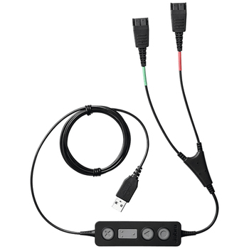 Jabra Link 265 USB-A Supervisor Cord w/ 2 QD Interface